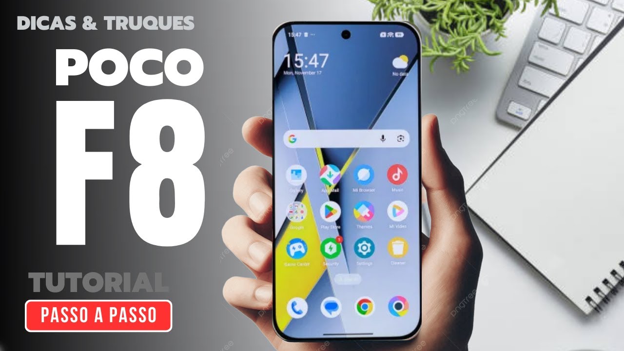 Como ajustar o volume de mídia no Xiaomi Poco F8