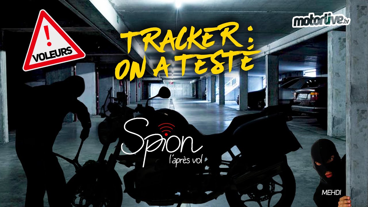 VOL MOTO SCOOTER : ON A TESTÉ LE TRACKER SPION I MOTORLIVE