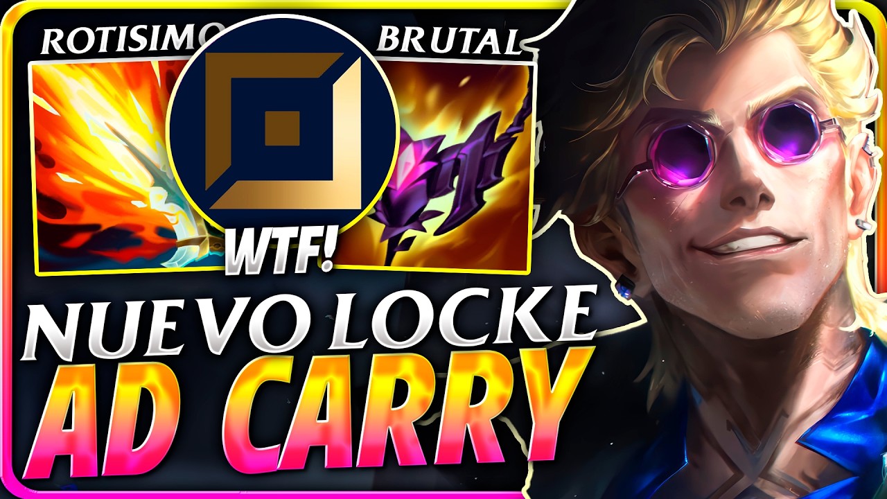 🤮&iexcl;HE DESCUBIERTO el *ROL M&Aacute;S ROTO* para LOCKE y ES ADC! (LA COSA MAS HORRIBLE que RIOT HA CREADO)