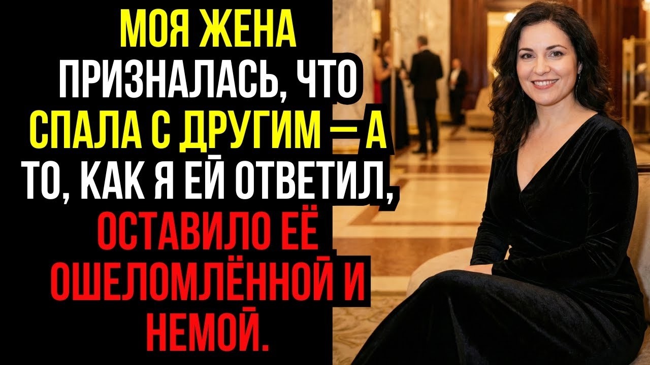 Моя жена призналась, что спала с другим – а то, как я ей ответил, оставило её ошеломлённой и немой.