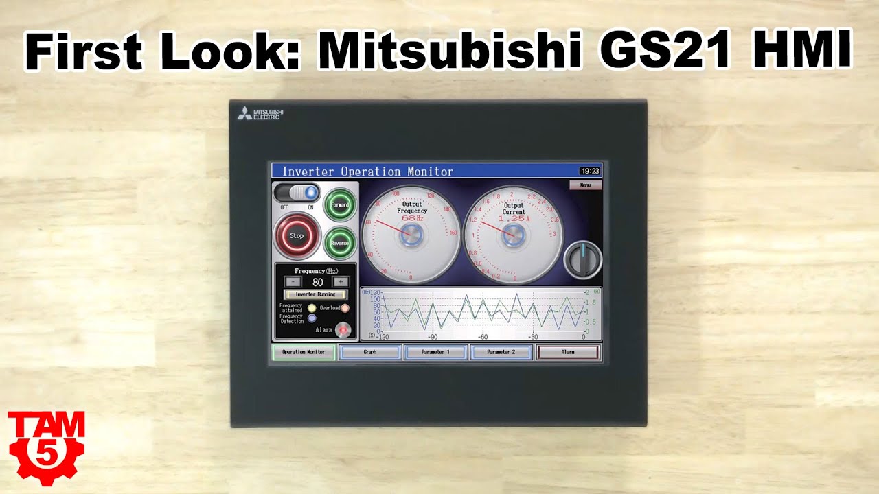 First Look: GS21 HMI from Mitsubishi
