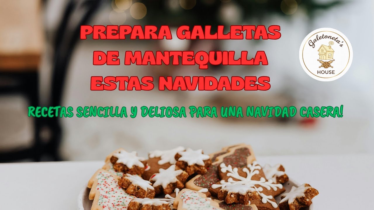 Cómo Hacer Galletas de Mantequilla Navideñas | Como las de la Lata Azul (pero mejor 😍)