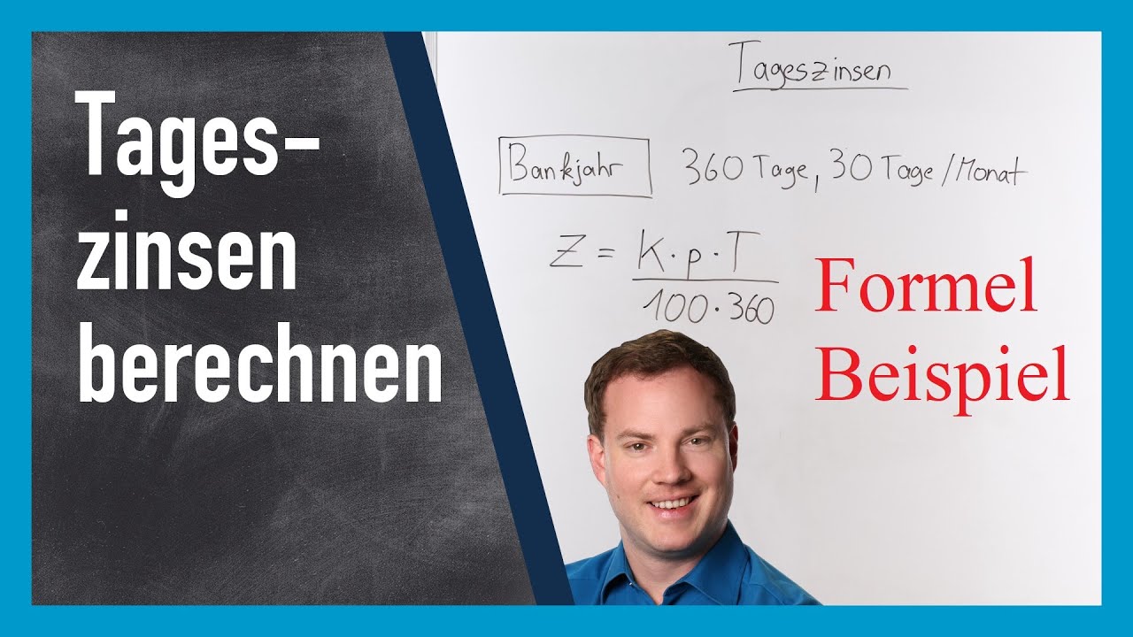 Tageszinsen Beispiele (mit Formel) | www.gut-erklärt.de