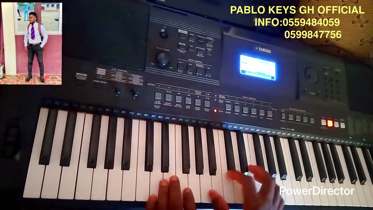 How to play Ghanaian praises with baselines part 2 key f 🎹
