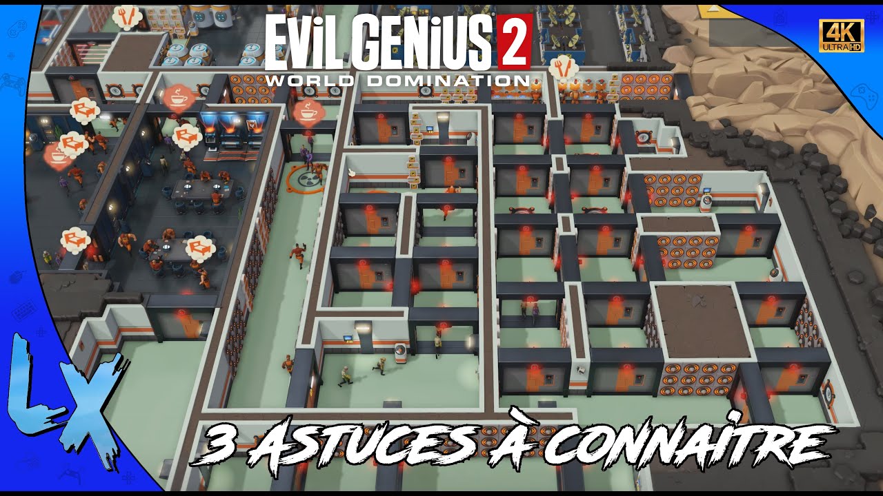 3 ASTUCES A CONNAITRE POUR BIEN GERER SA BASE SUR EVIL GENIUS 2