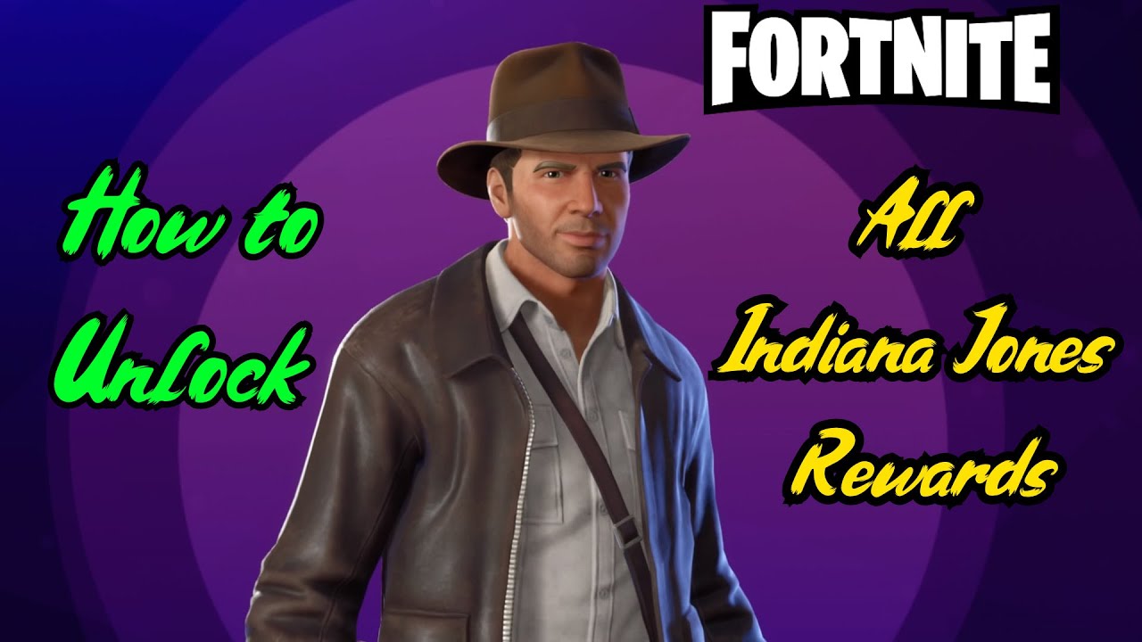 Fortnite Complete Indiana Jones Quests  - How to Unlock All Indiana Jones Rewards