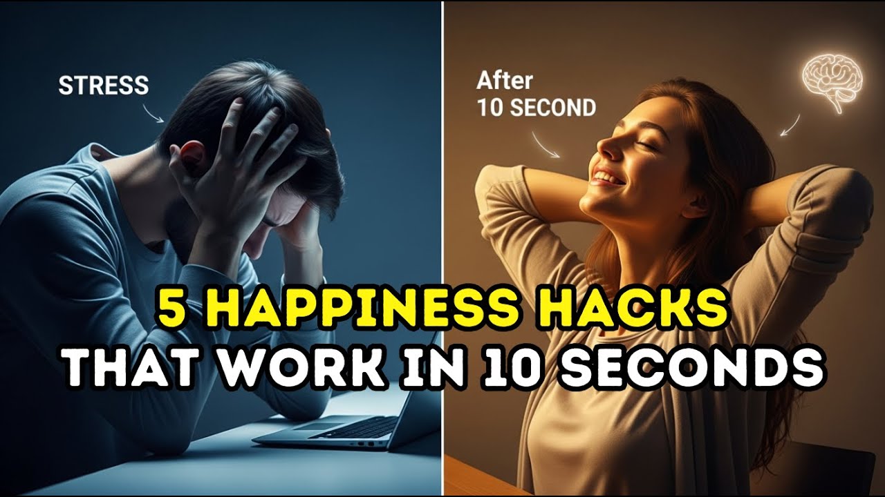 5 Happiness Hacks That Work in 10 Seconds | Instantly Boost Your Mood
