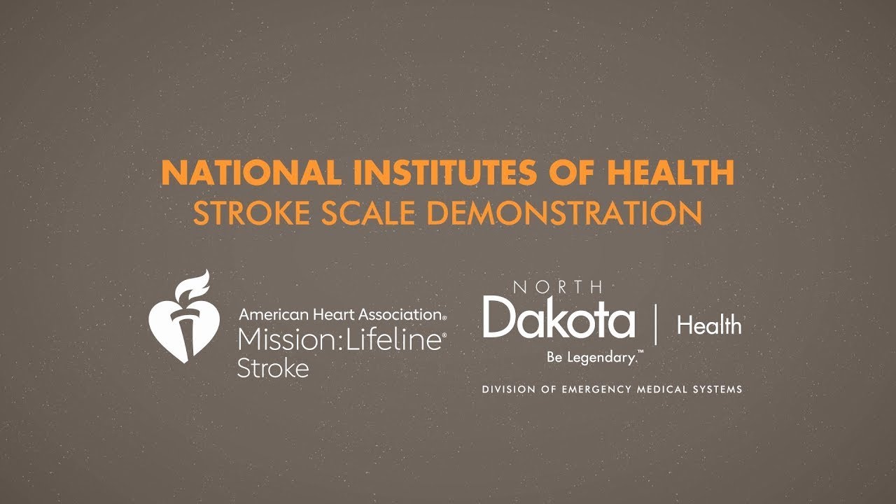National Institutes of Health (NIH) Stroke Scale Demonstration