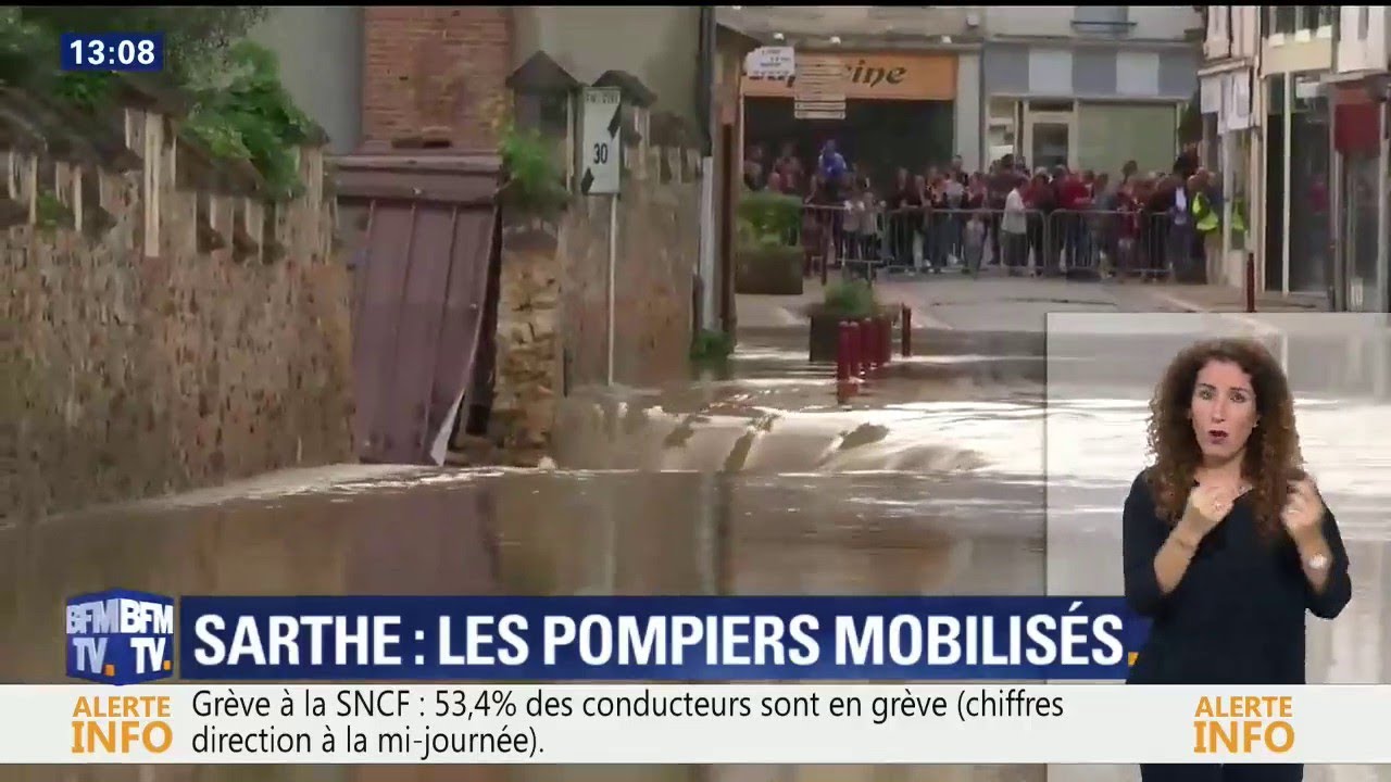 Sarthe: une deuxième inondation en moins de 48h