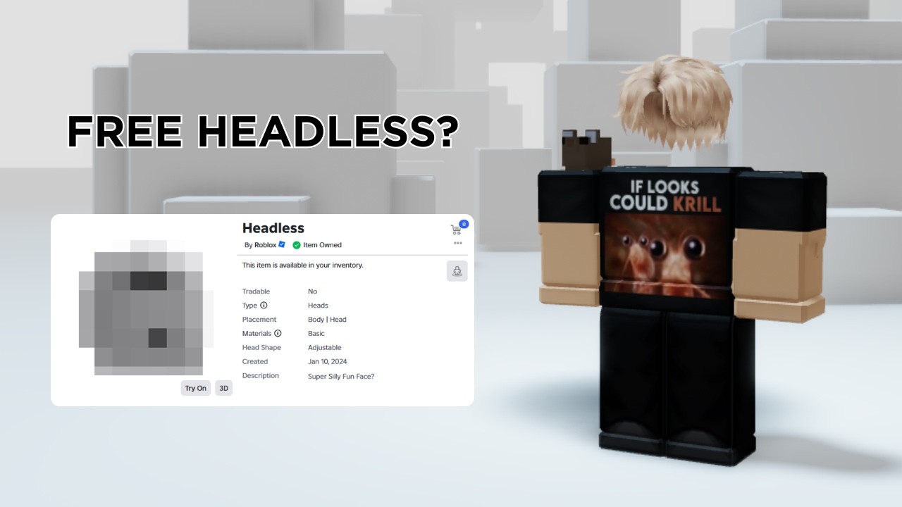 How To Get FREE HEADLESS in ROBLOX 2026!