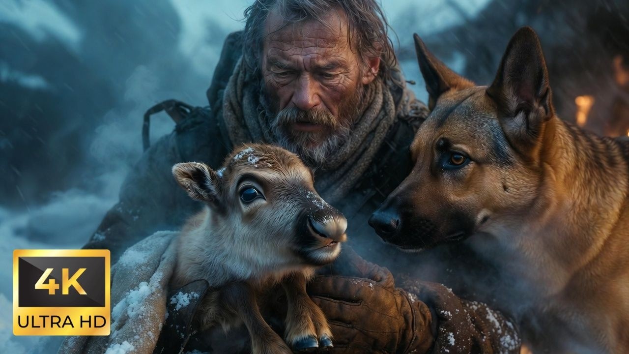 He Found a Freezing Caribou Calf in Alaska — What Frank and Koda Did Next Was Beautiful
