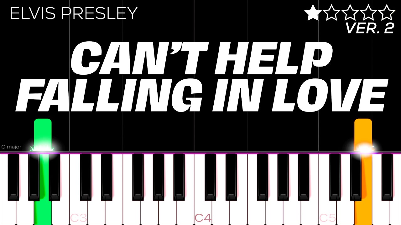 Elvis Presley - Can&rsquo;t Help Falling In Love | EASY Piano Tutorial