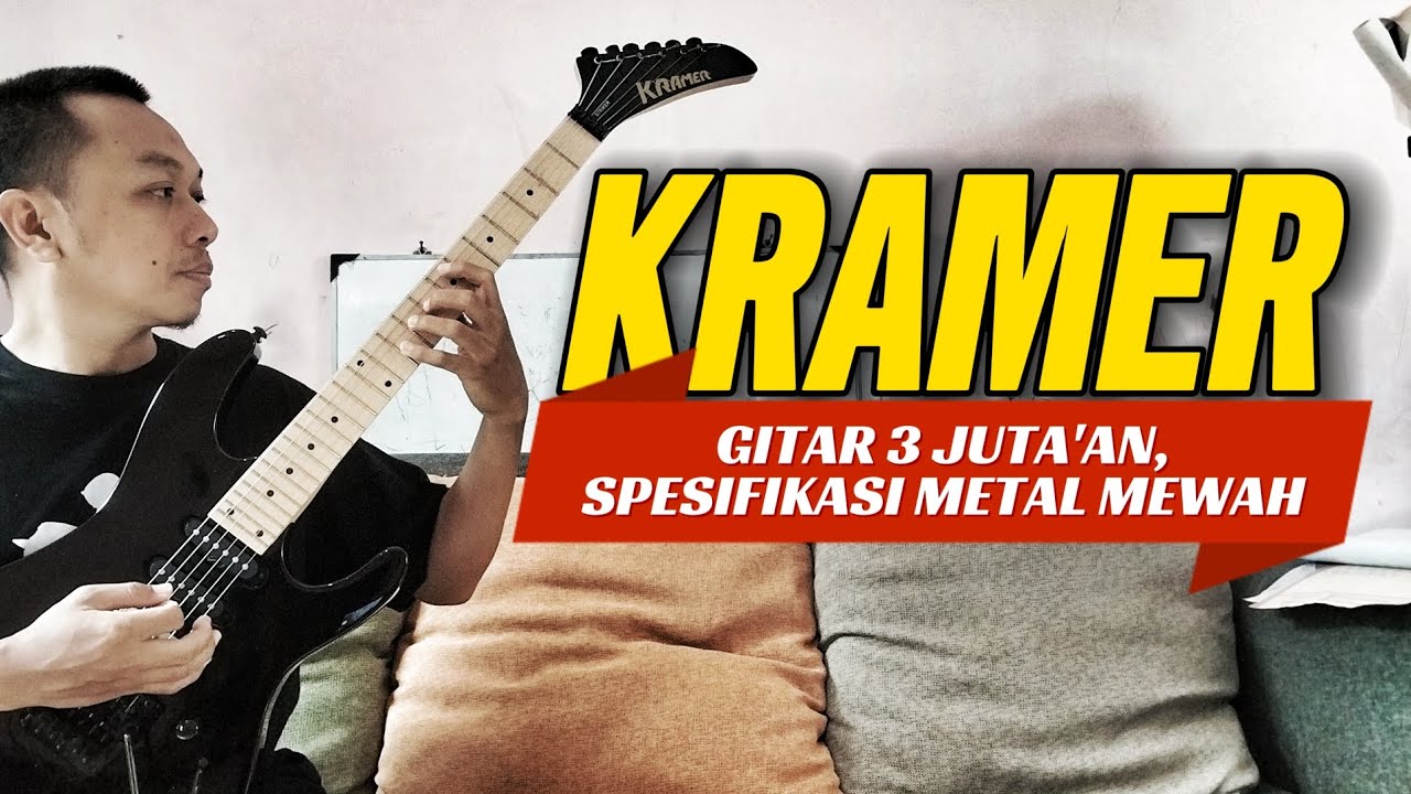 KRAMER STRIKER, design gitar metal legenda era 70'an