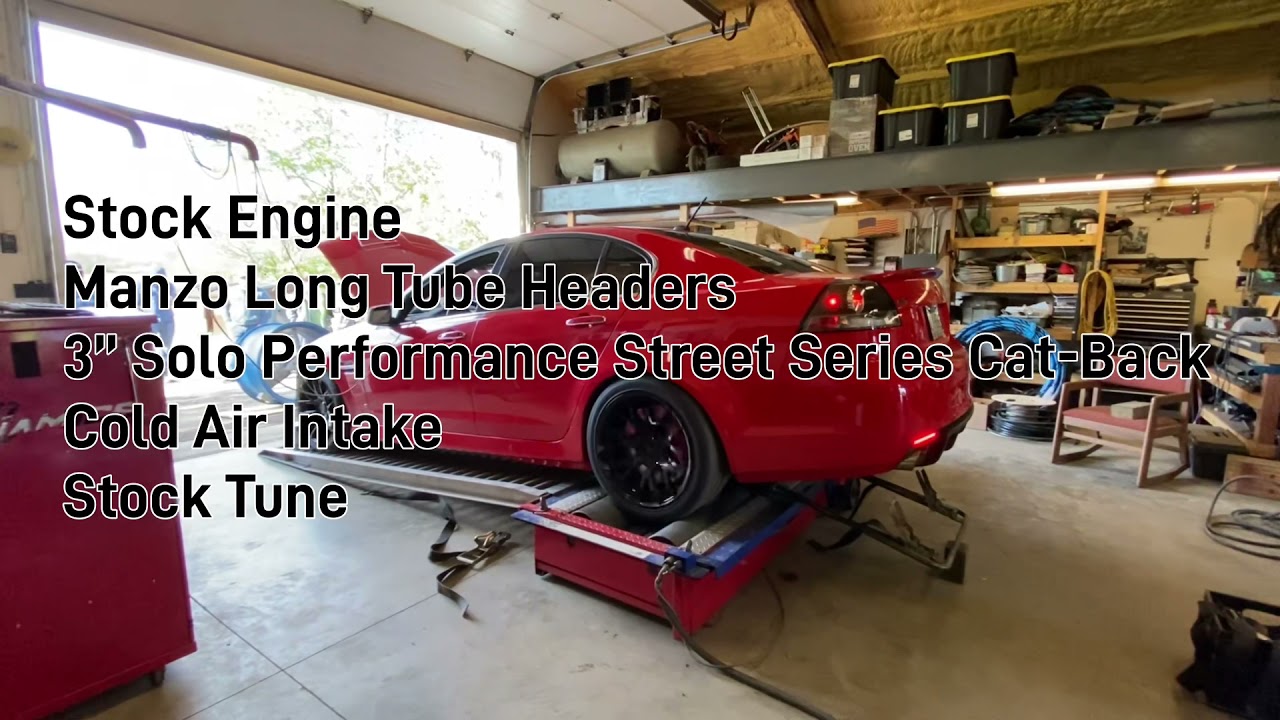 2009 G8 GT Dyno Run Stock Tune