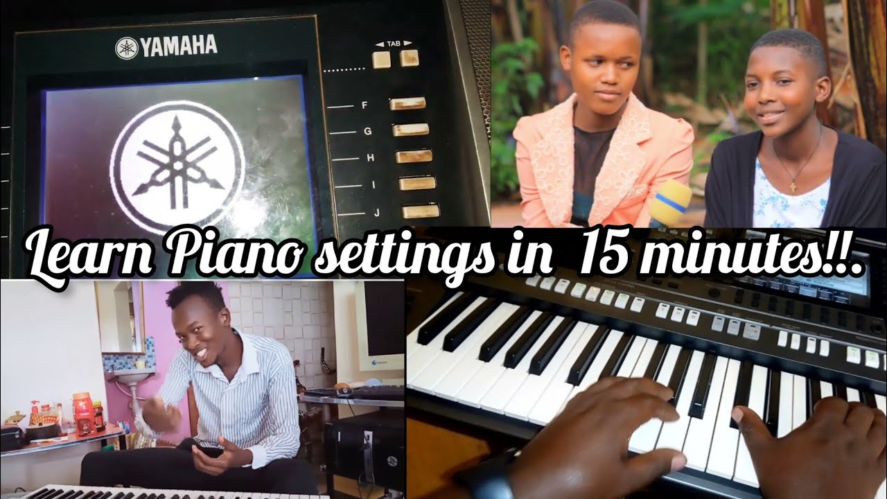 ISOMO RYA(1) iga SETTING ya piano neza. Lesson (1) Learn PIANO Settings Well. For being producer 😉.