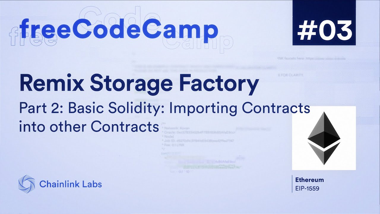 Import Contracts Into Other Contracts | Ultimate Web3 Solidity & Javascript Course | Lesson 3 Pt. 2
