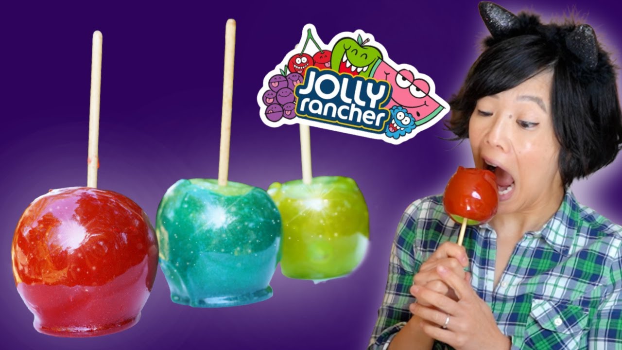 ✨Glittery Candy Apples Made Out of JOLLY RANCHERS