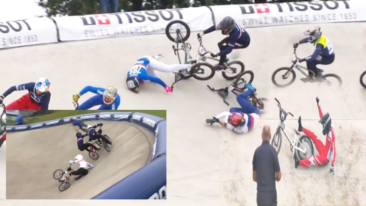 CRASH BMX RACE UCI 2021 BMX WORLD CHAMPIONSHIP  PAPENDAL NETHERLAND
