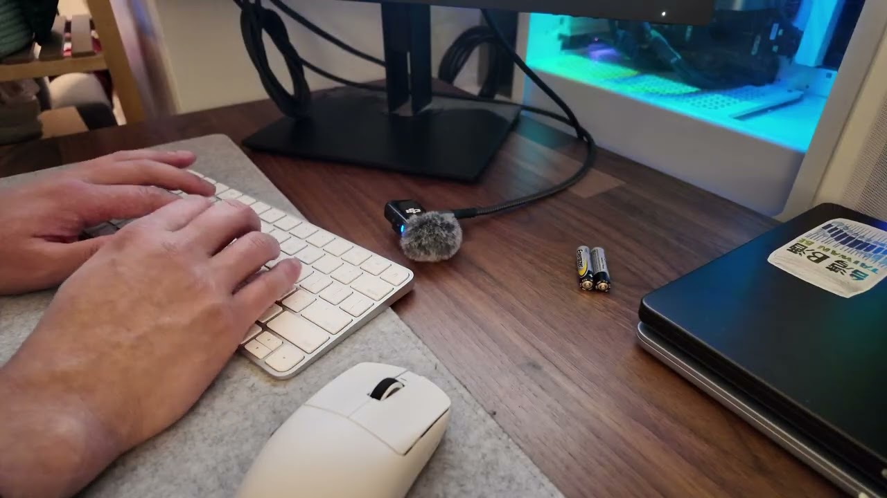 ASMR Typing (No Talking) -  Apple Magic Keyboard A3203, relaxed typing