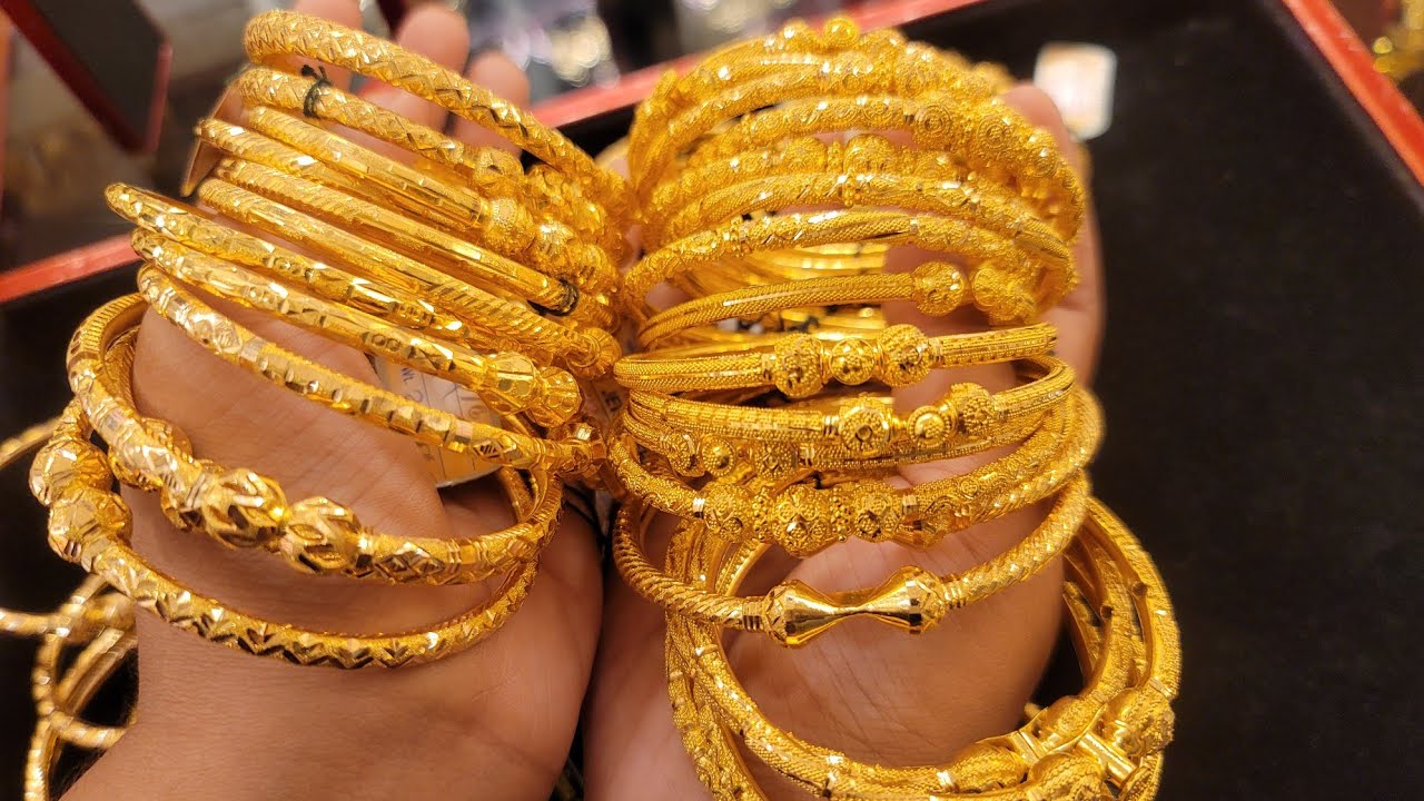 কিস্তিতে সোনার বল চুড়ির কালেকশন /gold bangles