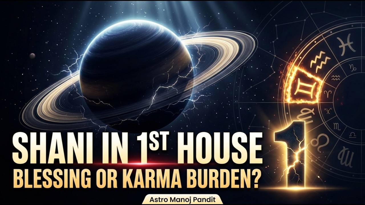 Shani in 1st House: Blessing or Karma Test? | Powerful Saturn Effects Explained