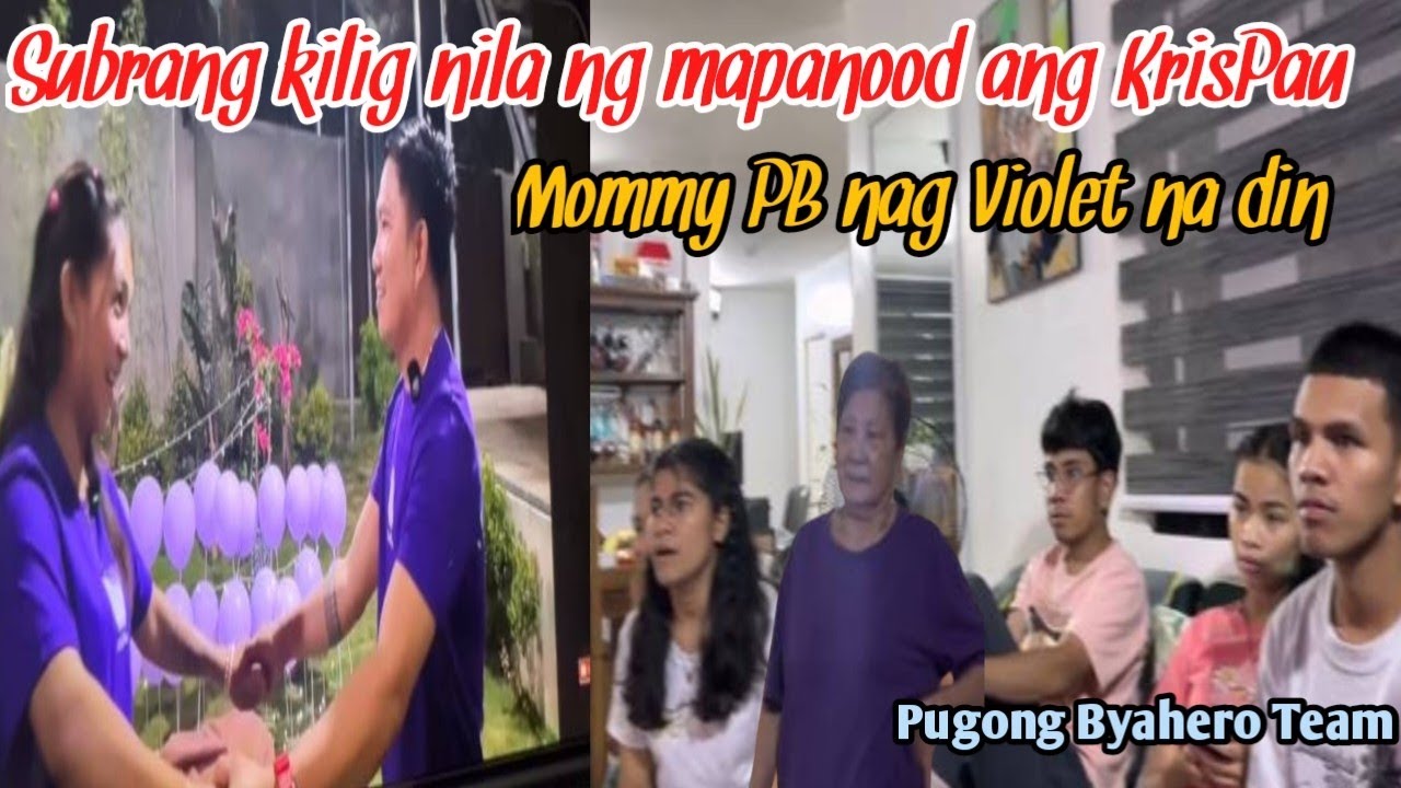 WOW ANG SAYA NI MOMMY BP AT MARIAS SA  LIVE NG KRISPAU 