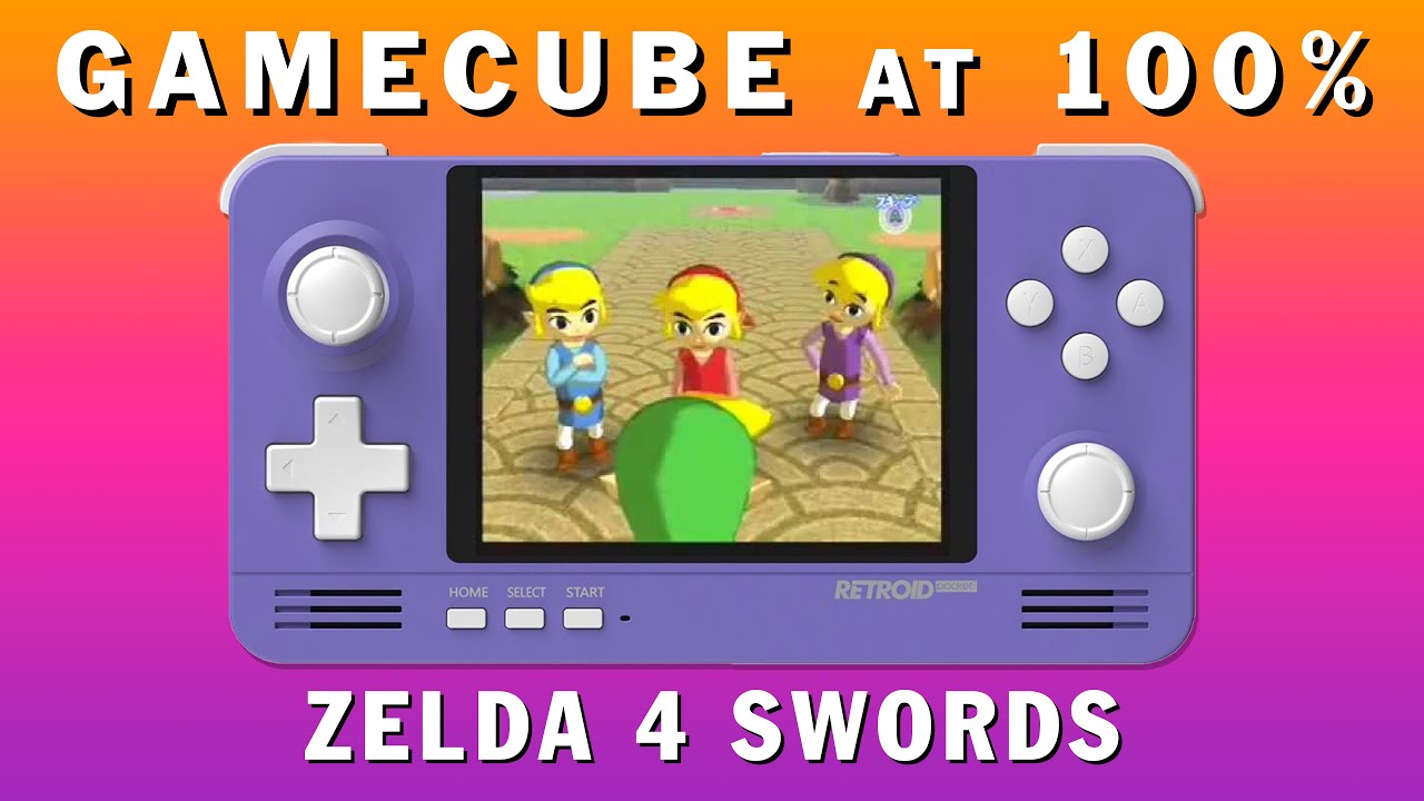 Retroid Pocket 2+ (GameCube) Zelda 4 Swords Adventures
