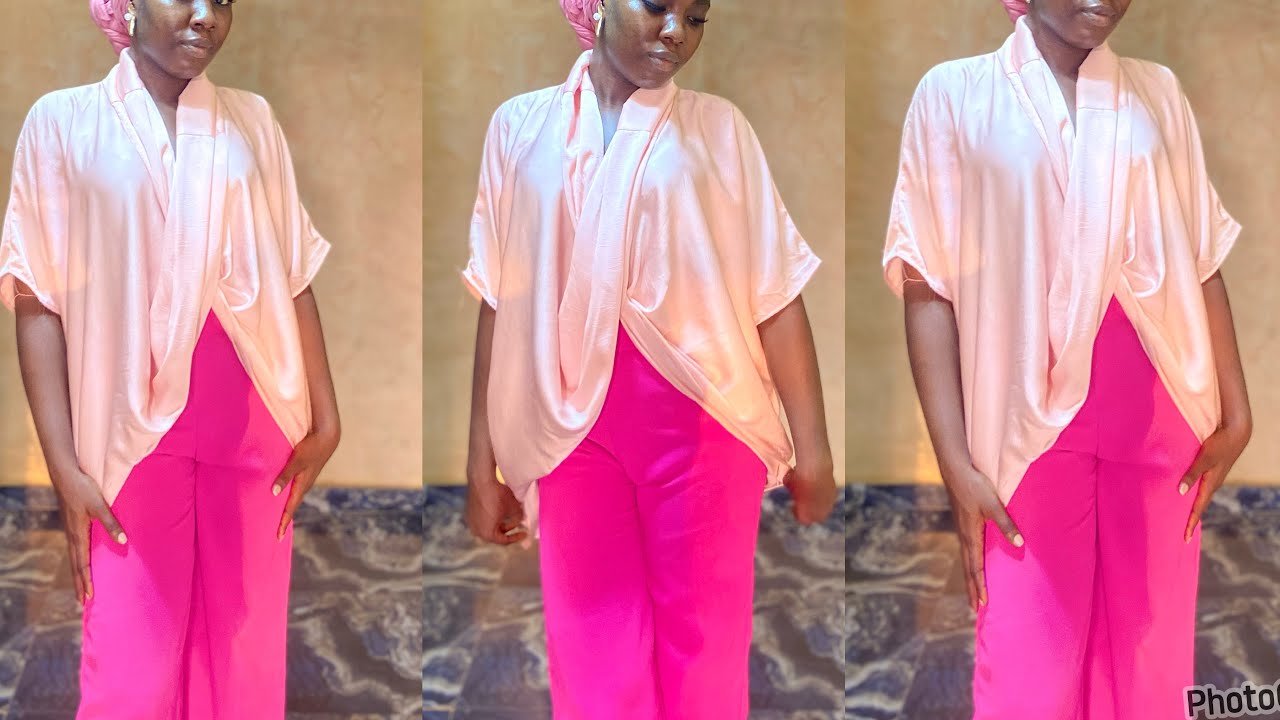 How to Cut and Sew a Trendy Twisted crisscross Bubu Top.