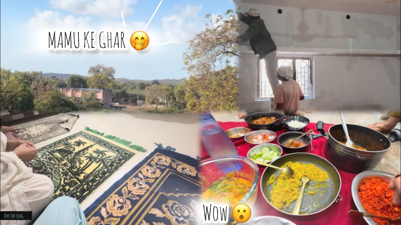 Shab-E-Meraj 🥹|| MAMU KE GHAR 😍|| SHADI ki TAYARI || 