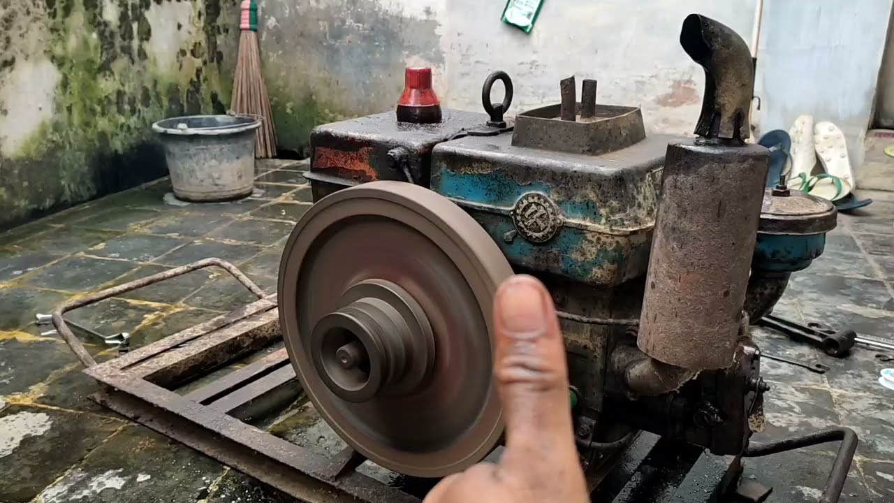 10 tahun tidak dihidupin,,,?? nemu barang Ori mbahnya kubota KND 5 B 😱😱😱