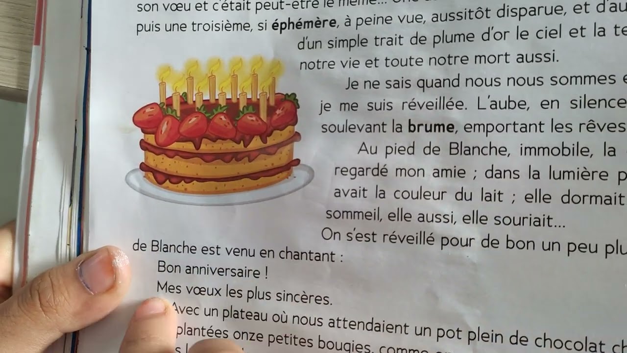 TRÉSOR DES MOTS : CM1 L'anniversaire de blanche p50
