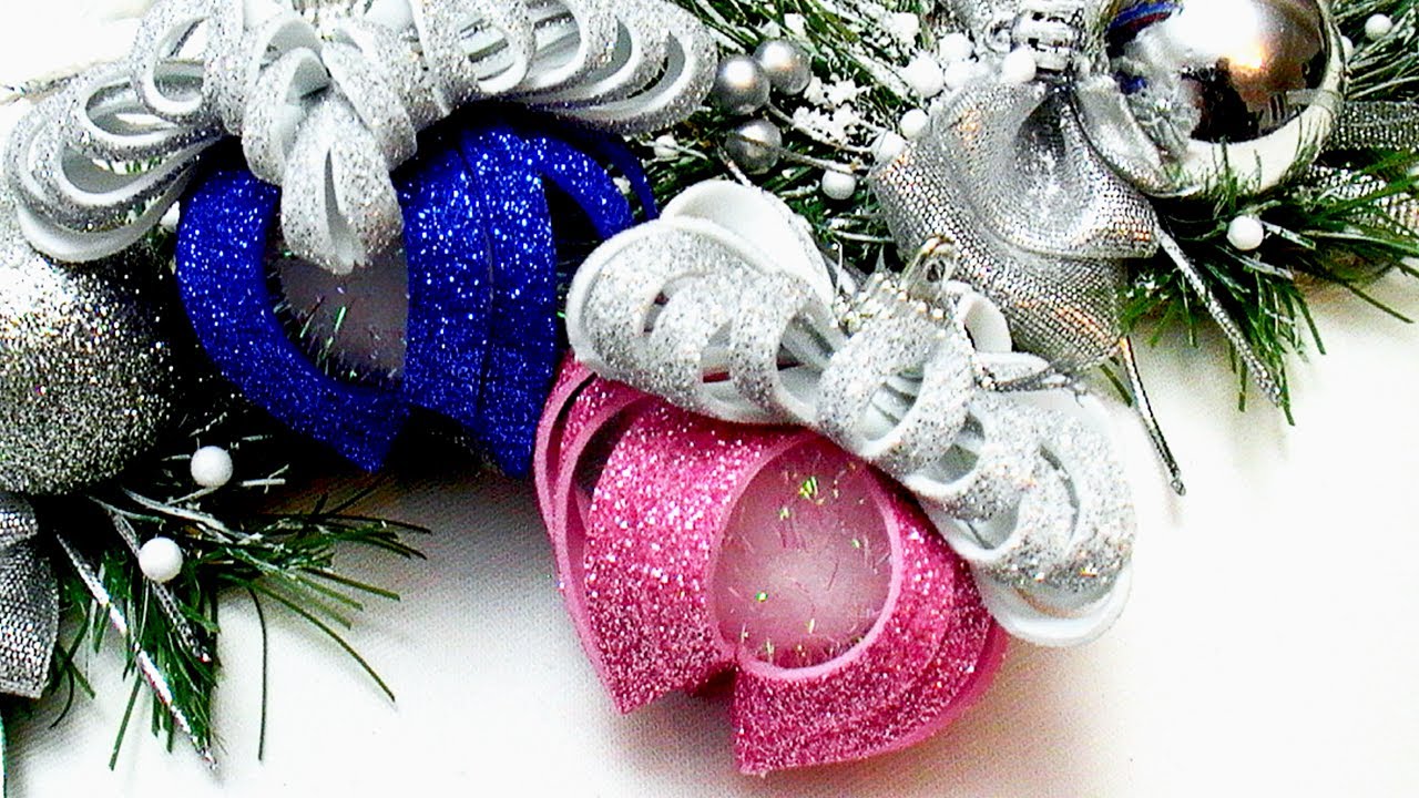 Super Easy Christmas decorations Making Ideas - DIY Christmas ornaments glitter foam
