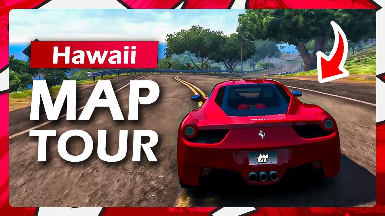 Test Drive Unlimited 2 Map Tour - Hawaiian Island Road Trip
