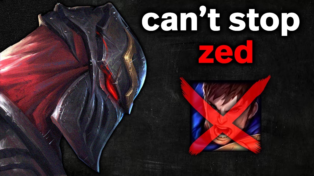 Rank 1 Zed BZ against BROKEN npc tank Garen....