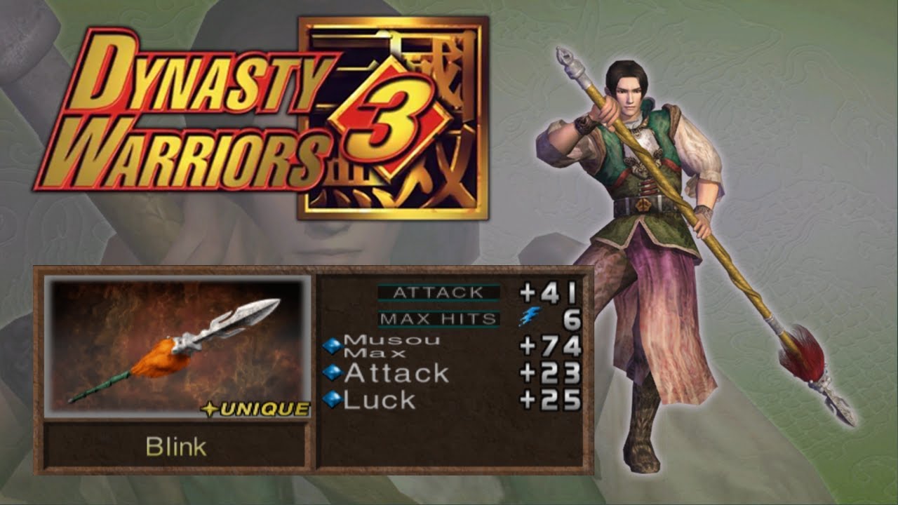 Jiang Wei - 4th Weapon | Dynasty Warriors 3 (4K, 60fps)