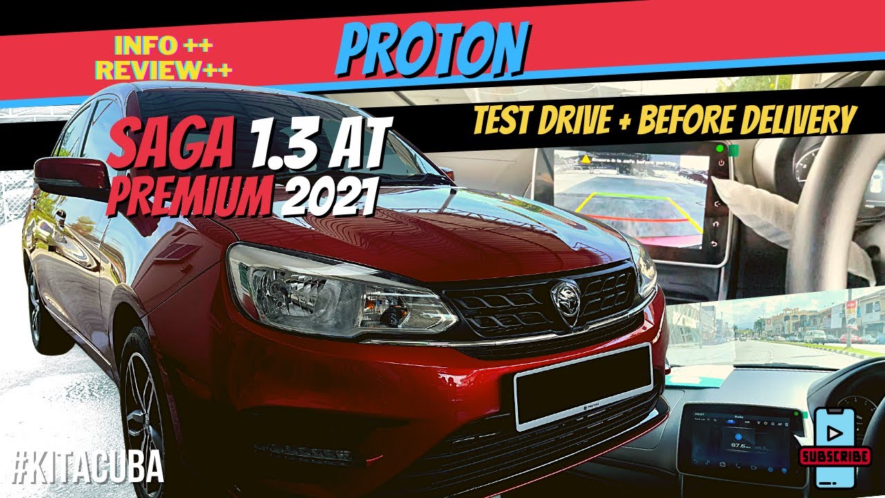 SAGA PREMIUM 2021 Facelift 2019 RUBY RED Test Drive SEBELUM Delivery | (EP44)