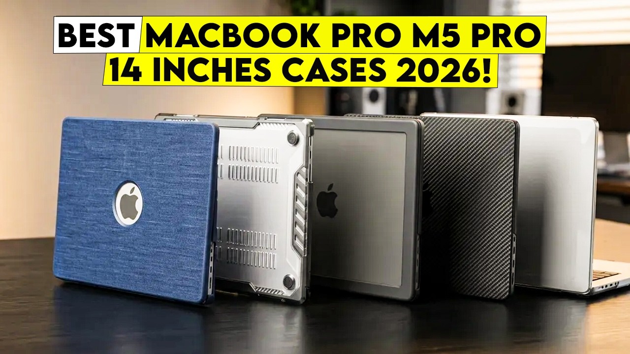 Топ-6 лучших чехлов для MacBook Pro M5 Pro 14 дюймов 2026 года 🔥, которые защитят ваш премиальный...