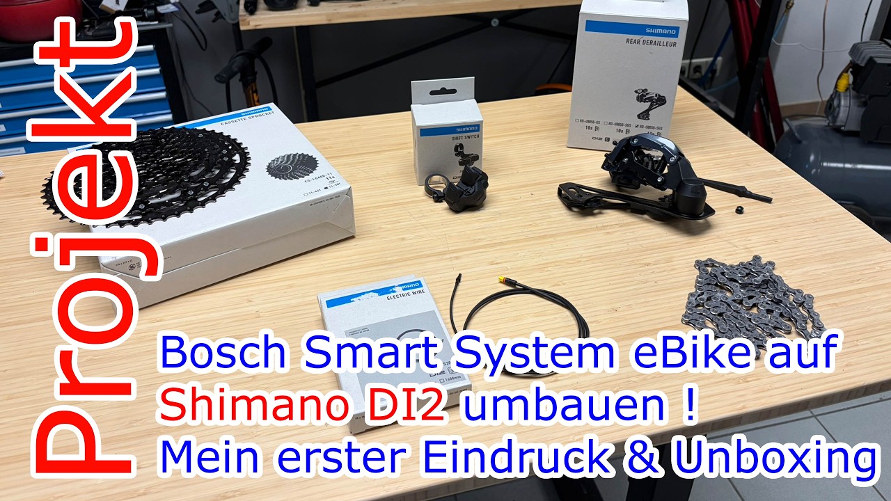 Di2 am Bosch SmartSystem eBike, mein erster Eindruck und Unboxing