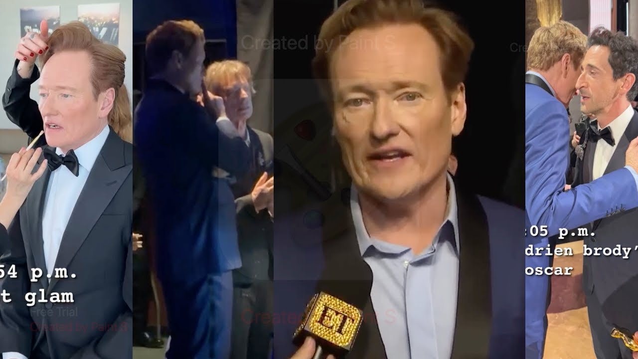 Conan Reacts, Behind-The-Scenes Hosting The Oscars