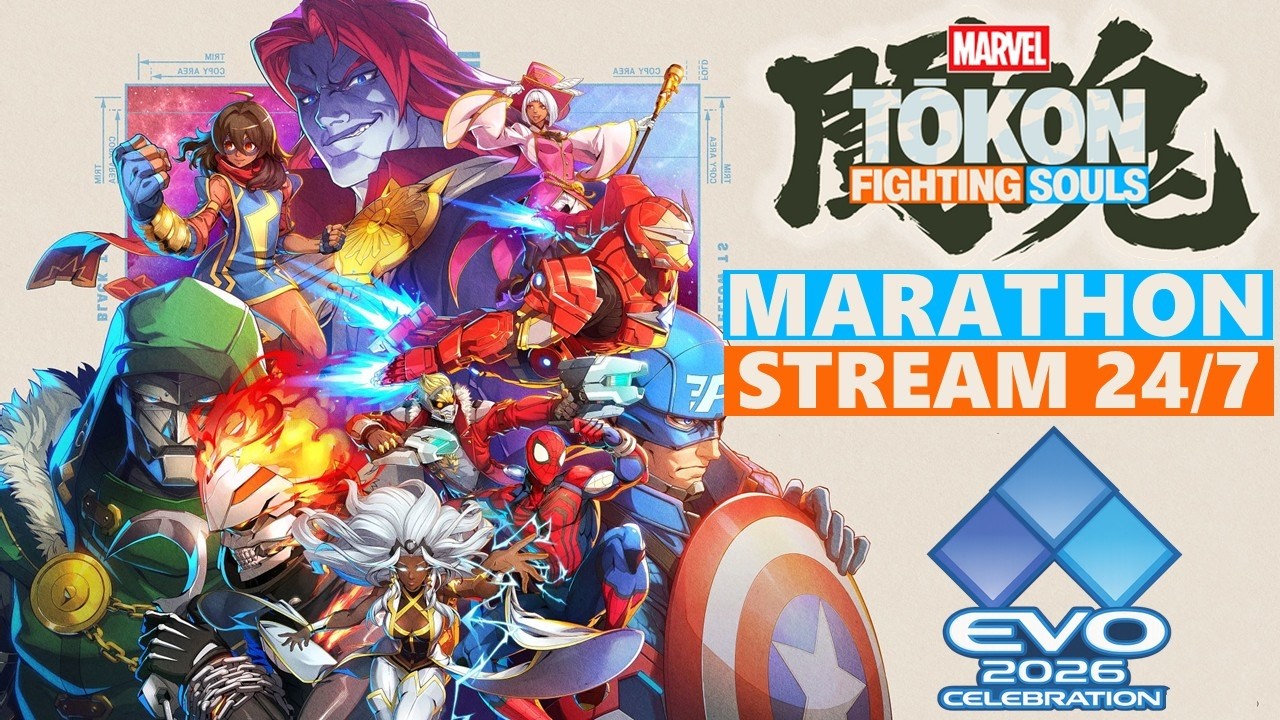Marvel Tokon Fighting Souls 24/7 Marathon | Celebrating EVO 2026
