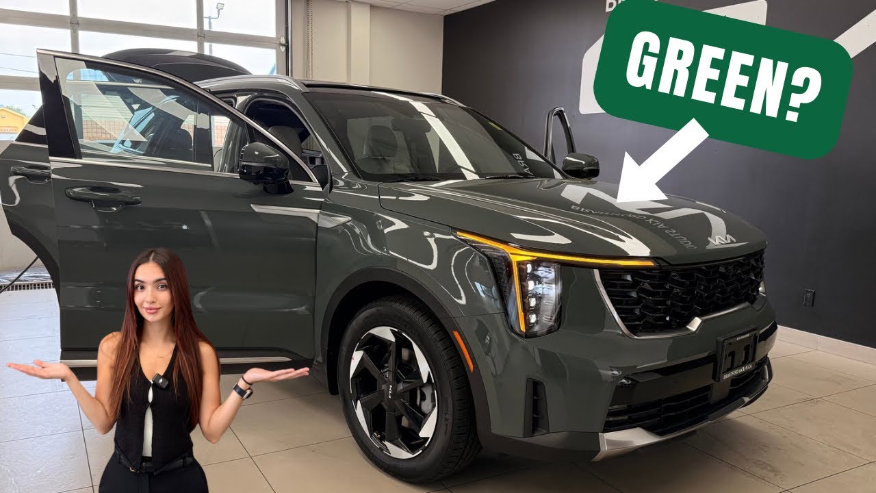 The NEW Cityscape Green on the 2025 Sorento Hybrid