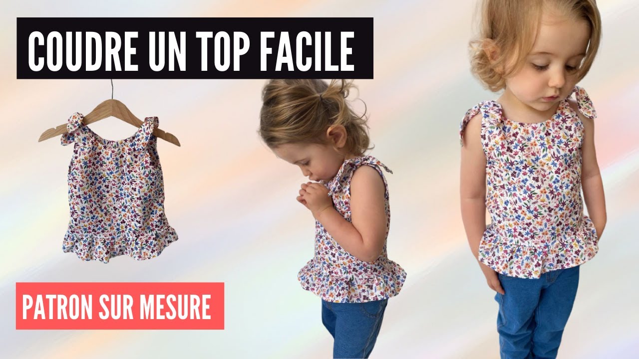 TUTO COUTURE coudre un TOP facile sur mesure