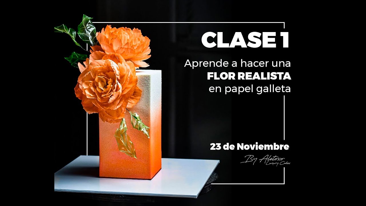 Clase #1 - Aprende a hacer una flor peonia realista