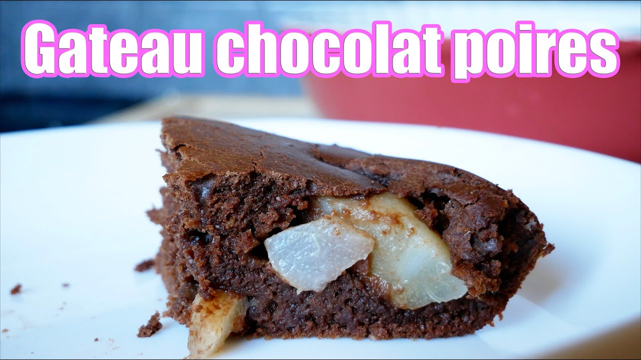 Gâteau au chocolat poires light 🍐