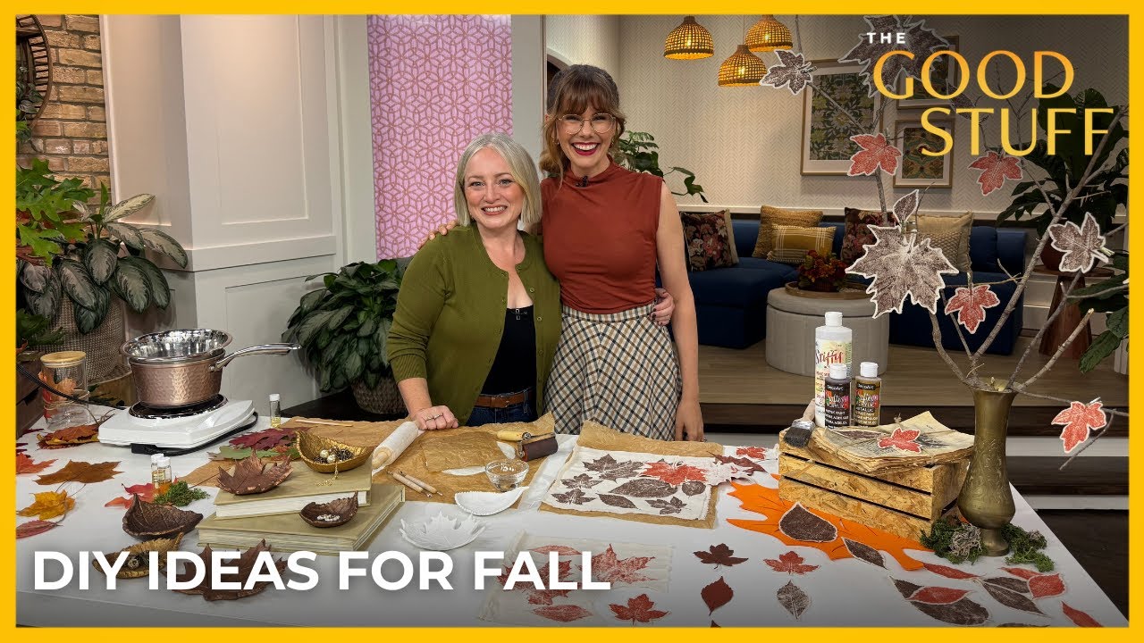 DIY Ideas with Fall Leaves | The Good Stuff with Mary Berg