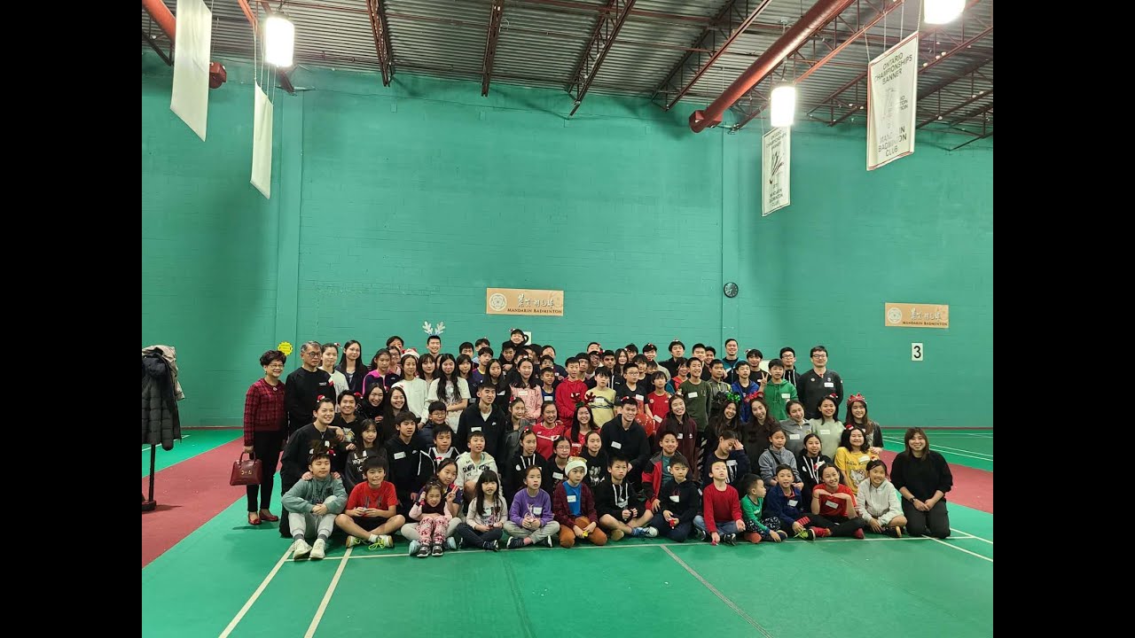 Brian Yang At Mandarin Badminton Club Christmas Party | Markham, Ontario, Canada