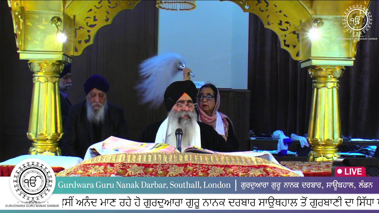 LIVE Gurdwara Guru Nanak Darbar Southall London UK
