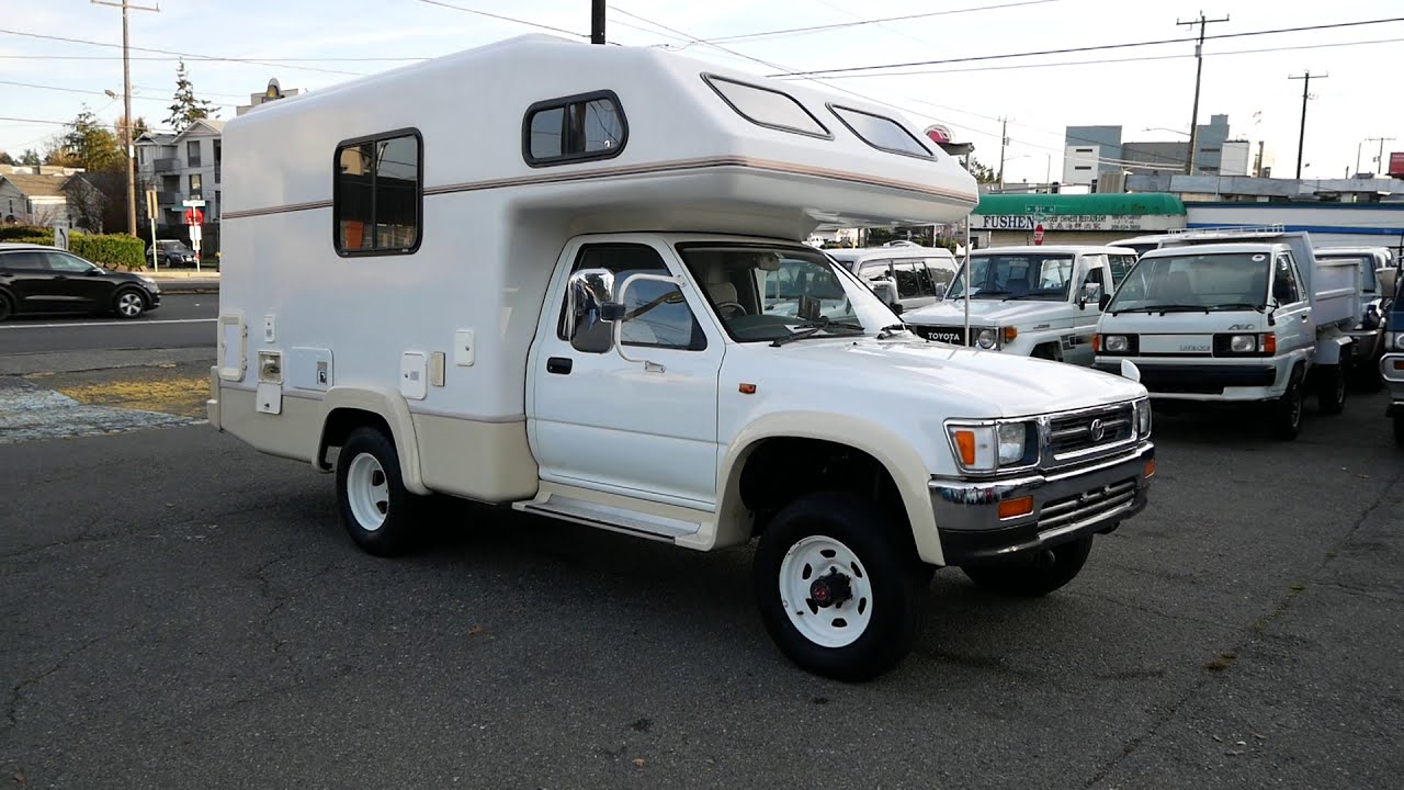 1993 Toyota Hilux Galaxy Camper Walkaround Diesel 4WD