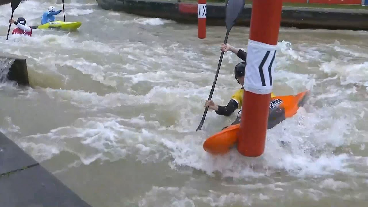 Men Kayak Cross - Quarter-Final 3 / 2024 ICF Canoe Slalom World Cup Au