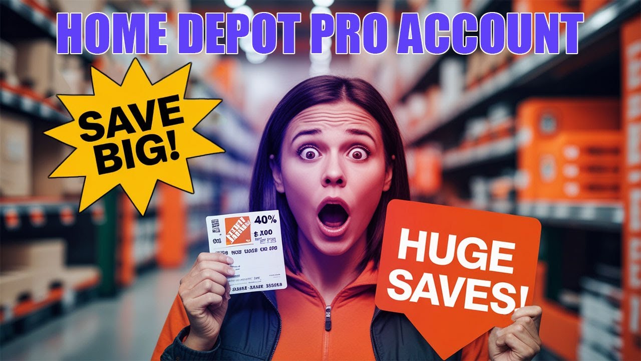 Получите доступ к ОГРОМНЫМ скидкам! Преимущества учетной записи Home Depot Pro раскрыты.